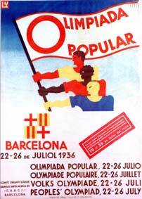 Font: CRAI Biblioteca Pavelló de la República (Universitat de Barcelona) Olimpíada Popular de Barcelona (1936)