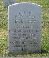 DUERDEN, Richard Allen
