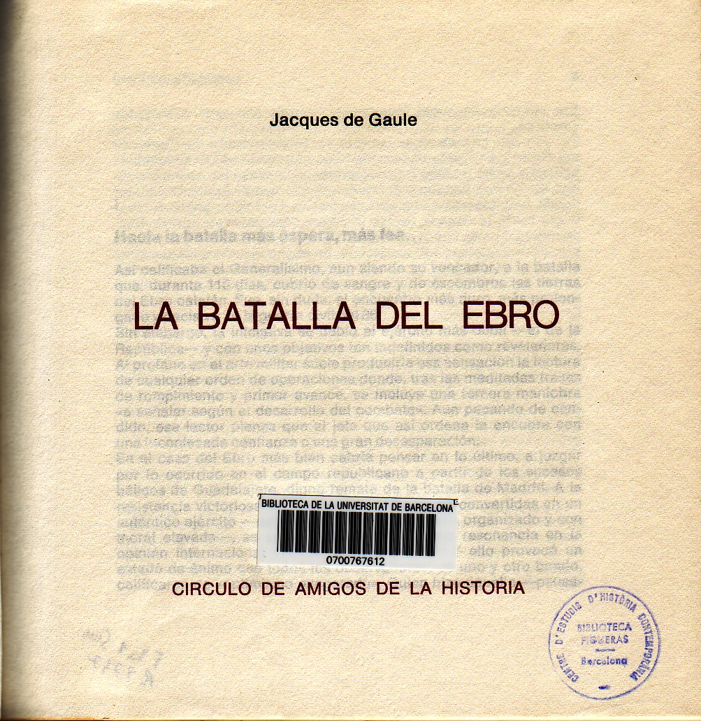  La Batalla del Ebro