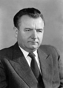 Klement Gottwald (23 de novembre de 1896, Dědice (Vyškov) - Praga 14 de març de 1953)